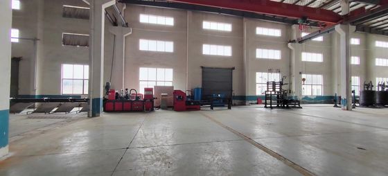 Uçak çelik truss yapma makinesi 22kw kaynak üretim hattı