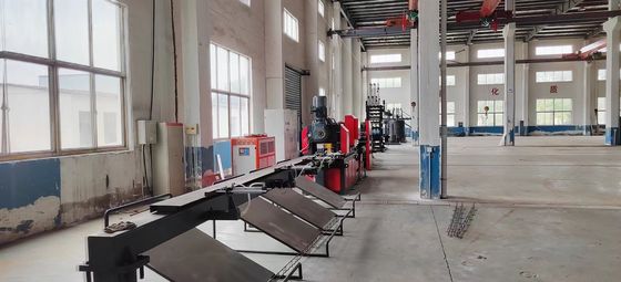 Uçak çelik truss yapma makinesi 22kw kaynak üretim hattı