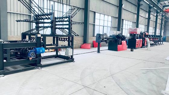 Güçlü Çelik Çubuk Kaynak Makinesi - Uzunlukta Hata ±5mm/m Yan Çubuk Çapının Diametresi 4-7mm Kaynak Yüksekliği 70mm-270mm