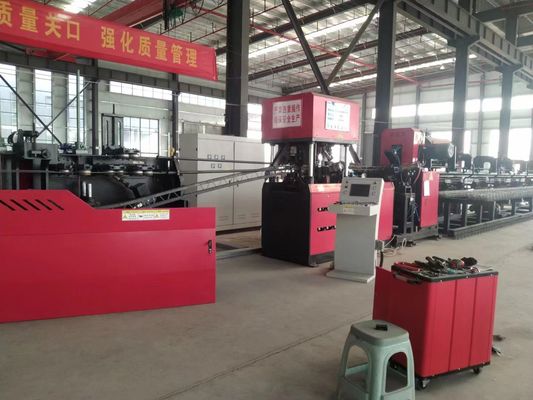 Kusursuz kaynaklar için PLC kontrol sistemi ile sağlam çelik çubuk kaynak makinesi